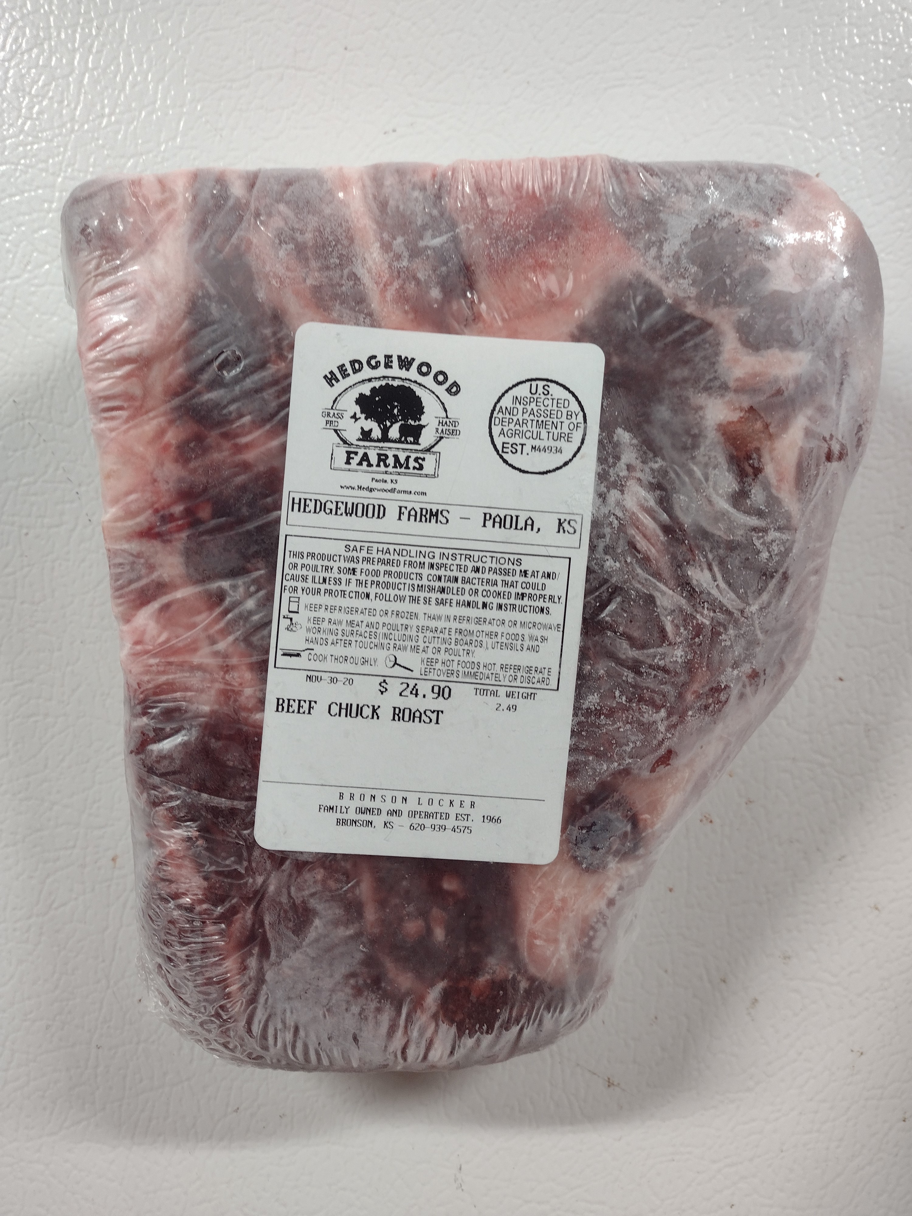 Chuck Roast - Bone In